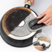 Éponge magique Emery, brosse à éponge, gomme nettoyante antirouille, outil de nettoyage puissant pour la cuisine et la salle de bain, avec manche, outils ménagers