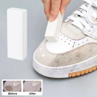 Gomme nettoyante pour chaussures en daim et baskets, soin pour cuir mat, blanchissant, revitalisant et détachant pour cuir velours