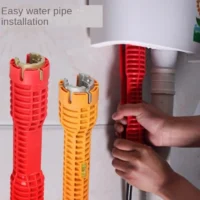 Clé sanitaire multifonctionnelle pour le démontage du manchon de guidage du plancher pelvien, robinetterie, évier, outil d'installation sanitaire uniquement