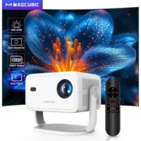Vidéoprojecteur Portable Magcubic L018 — 650 ANSI, Full HD 1080P, Android 14, WiFi 6, Correction Auto