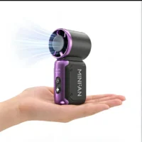 Mini Ventilateur Portable Sans Lames — Silencieux, Rechargeable, Idéal Bureau, Voyage & Extérieur — 4 Coloris